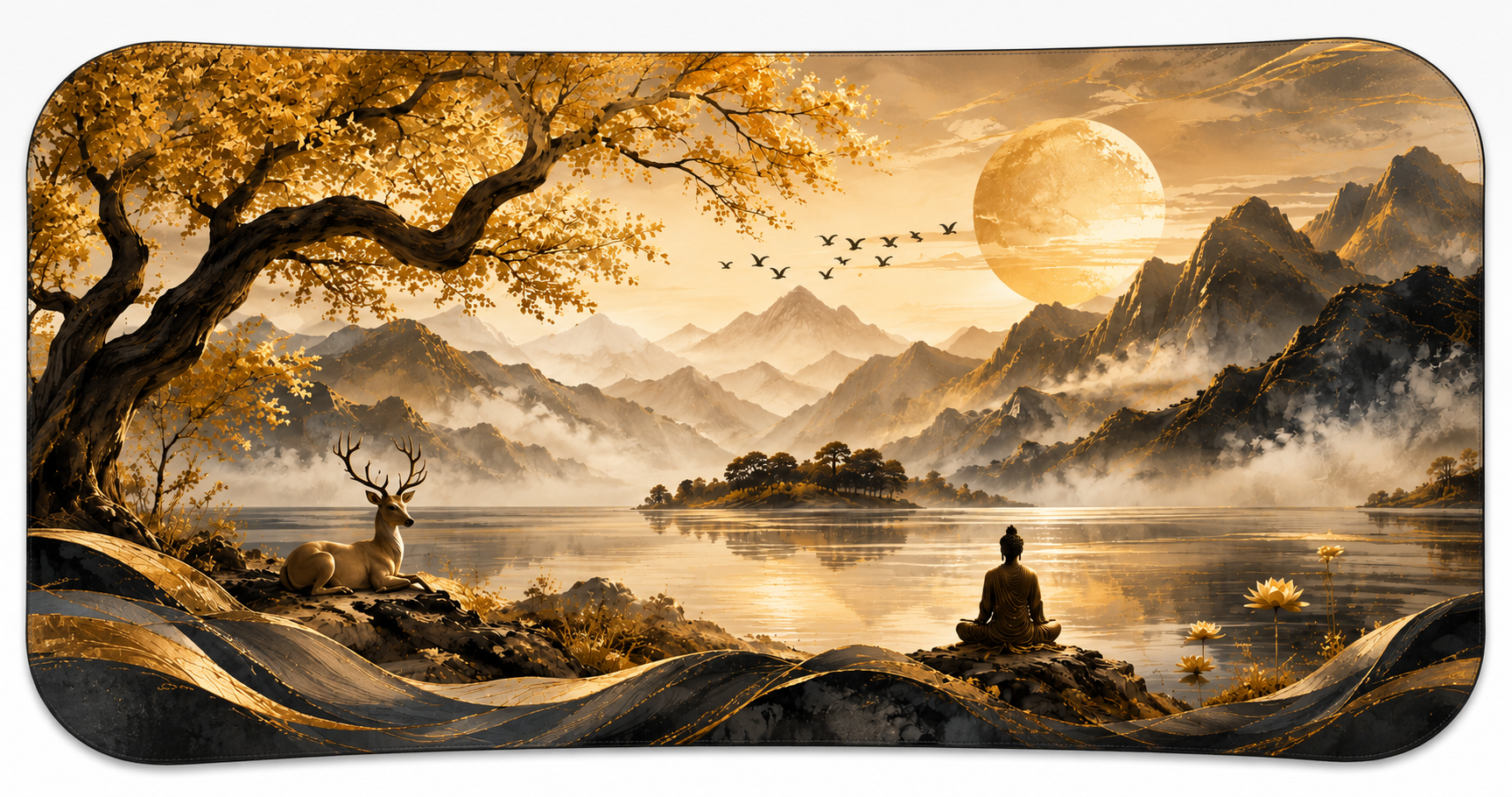 Golden Canyon Desk Mat