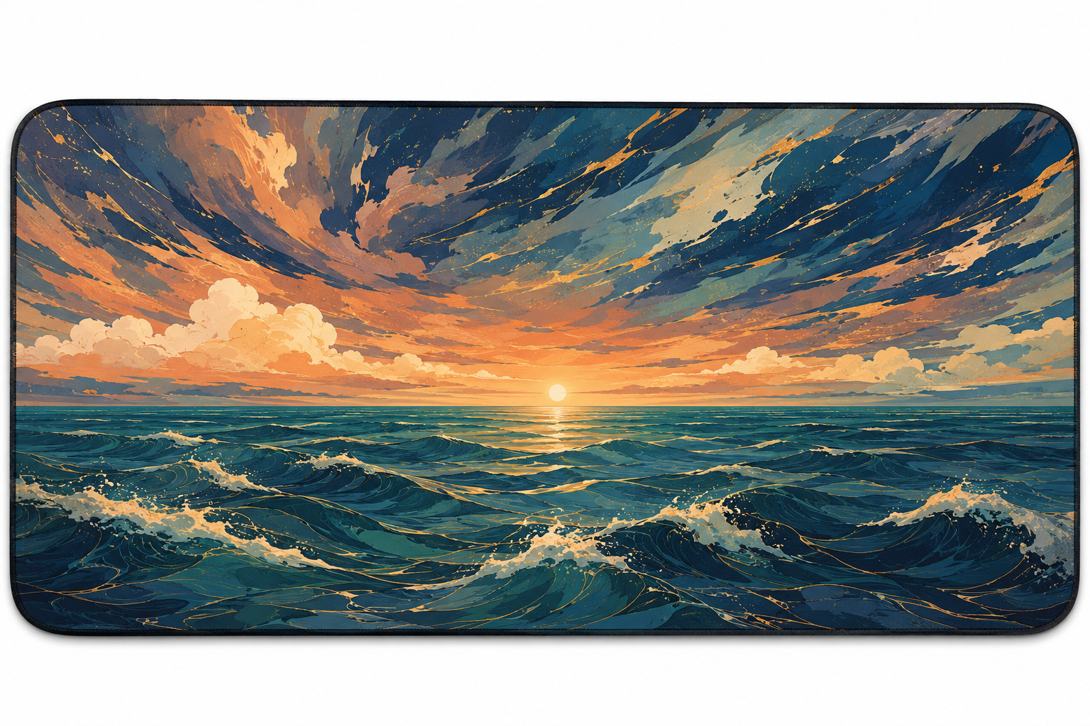Azure Shore Desk Mat